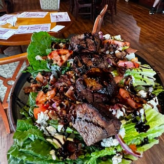 Steak and Chicken Bacon Blue Cheese Salad