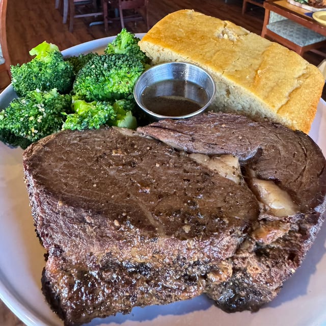 Grilled Delmonico Ribeye.