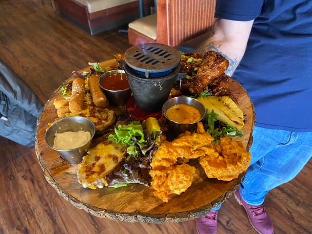 Appetizer Sampler Pupu Platter.